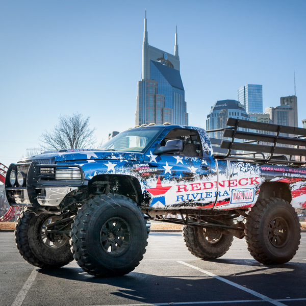 Monster truck tour around Nashville Tennessee